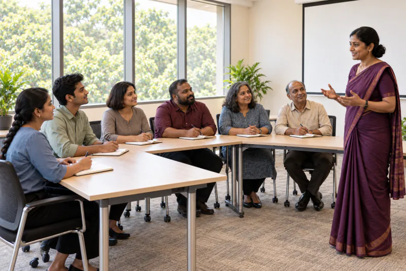 A training workshop in progress